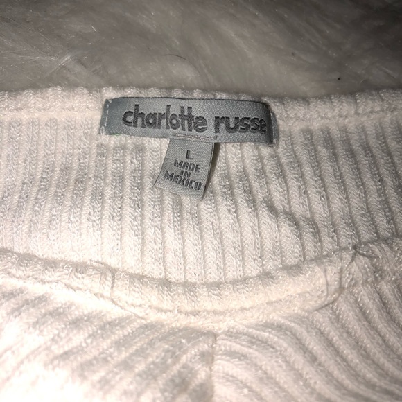 Off The Shoulder Ribbed Sweater with Ruching - Picture 3 of 3